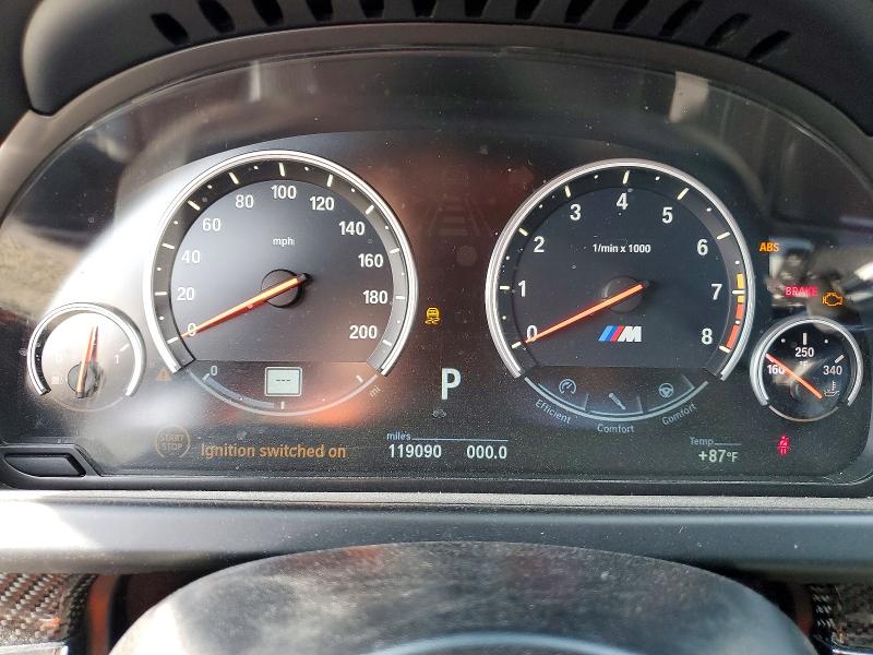 2016 BMW M6 gran coupe VIN WBS6E9C54GG437047 COPART salvage auction — FRONT END, Fl - Certificate Of Title (P), sold $14,700 on 2026-09-15 (photo 9)