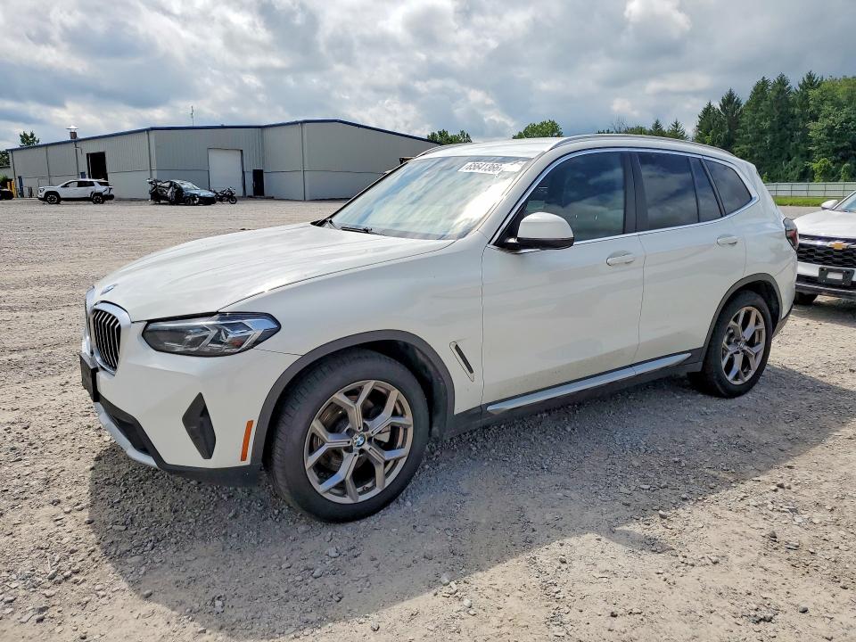 2022 BMW X3 VIN 5UX53DP03N9M81292 — COPART salvage auction photo