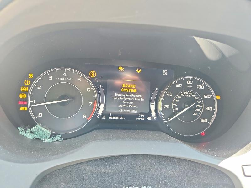 2024 Acura Rdx VIN 5J8TC2H3XRL009008 COPART salvage auction — SIDE, Ny - Mv-907A Salvage Certificate, sold $9,900 on 2026-09-07 (photo 9)