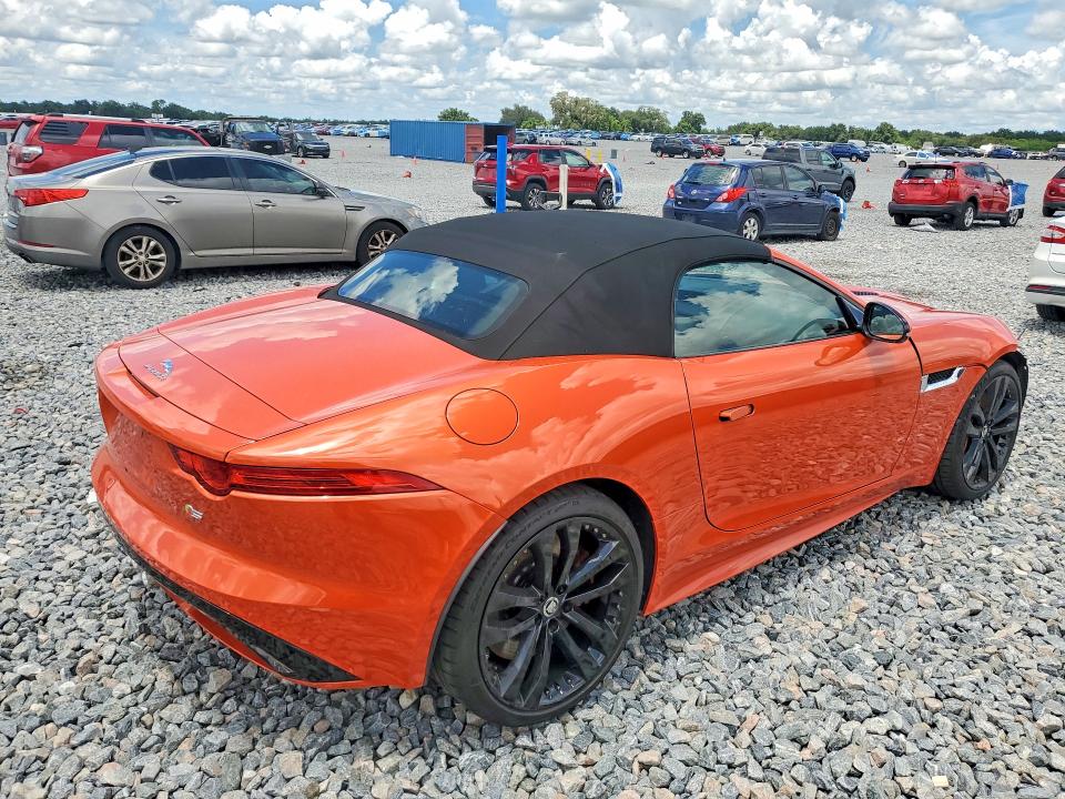 2014 Jaguar F-type VIN SAJWA6FC3E8K05155 COPART salvage auction — FRONT END, Fl - Cert Of Title Slvg Rebuildable, sold $8,900 on 2026-08-25 (photo 3)