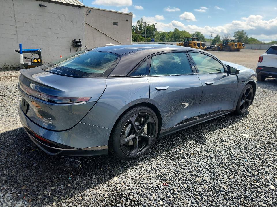 2025 Lucid Air VIN 50EA1GBA1SA046459 COPART salvage auction — FRONT END, Nj - Cert Of Title-Salvage, sold $22,100 on 2026-09-18 (photo 3)