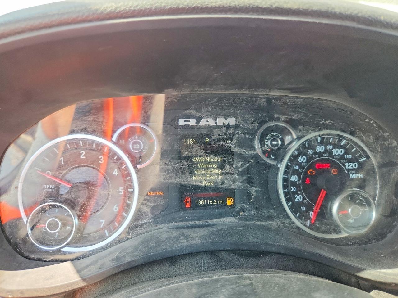 2023 Ram 2500 VIN 3C6UR5HJ4PG606545 COPART salvage auction — Front End, OK - CERTIFICATE OF TITLE (P), sold $8,100 on 2026-09-15 (photo 9)