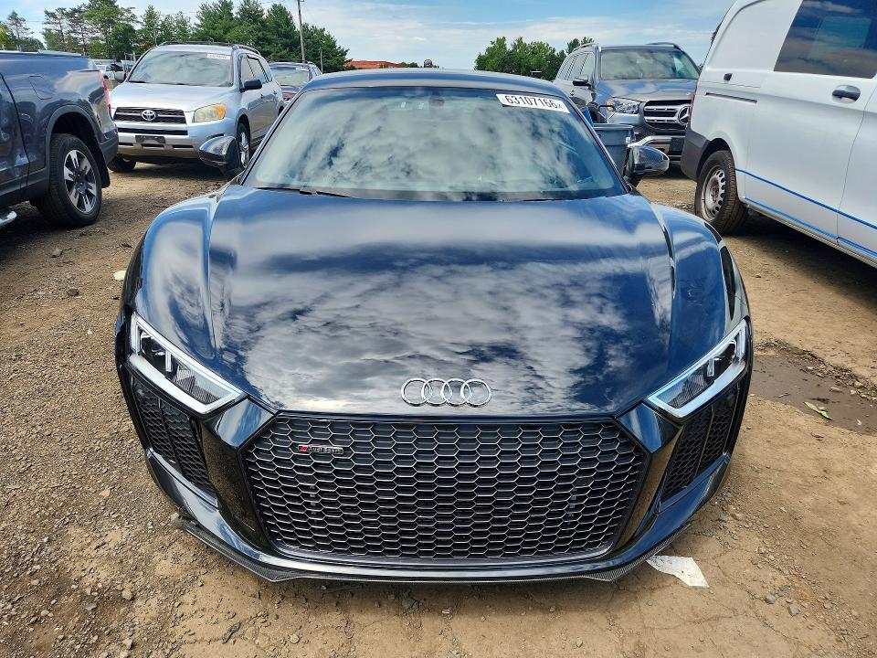 2018 Audi R8 VIN WUAKBAFX8J7901285 COPART salvage auction — REAR END, Ct - Cert Of Title-Salvage, sold $94,000 on 2026-08-13 (photo 5)