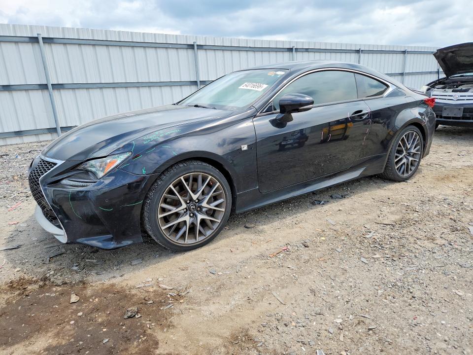 2016 Lexus Rc VIN JTHHE5BC9G5012877 COPART salvage auction — REAR END, Va - Cert Of Title - Salvage, sold $8,100 on 2026-09-09 (photo 1)