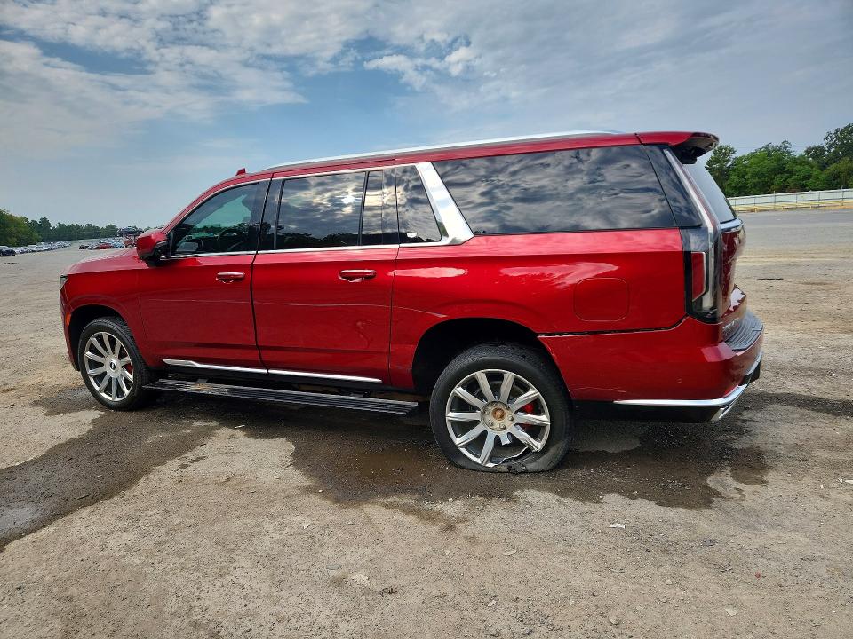 2022 Cadillac Escalade esv VIN 1GYS3MKL9NR237727 COPART salvage auction — SIDE, LA - CERT OF TITLE-SALVAGE, sold $25,750 on 2026-10-08 (photo 2)