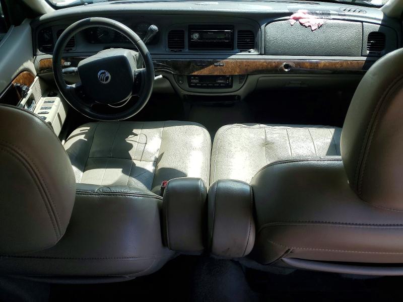 2010 Mercury Grand marquis VIN 2MEBM7FV1AX632564 COPART salvage auction — SIDE, CA - SALVAGE CERTIFICATE, sold $250 on 2026-08-26 (photo 8)