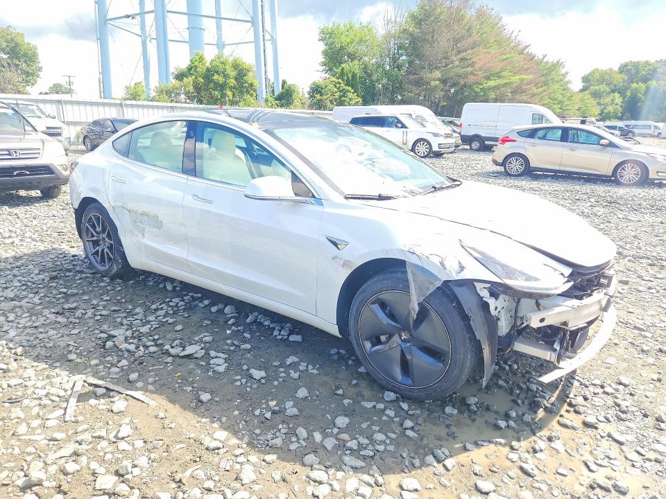 2020 Tesla Model 3 VIN 5YJ3E1EA7LF793311 COPART salvage auction — FRONT END, Fl - Certificate Of Title, sold $7,900 on 2026-08-19 (photo 4)