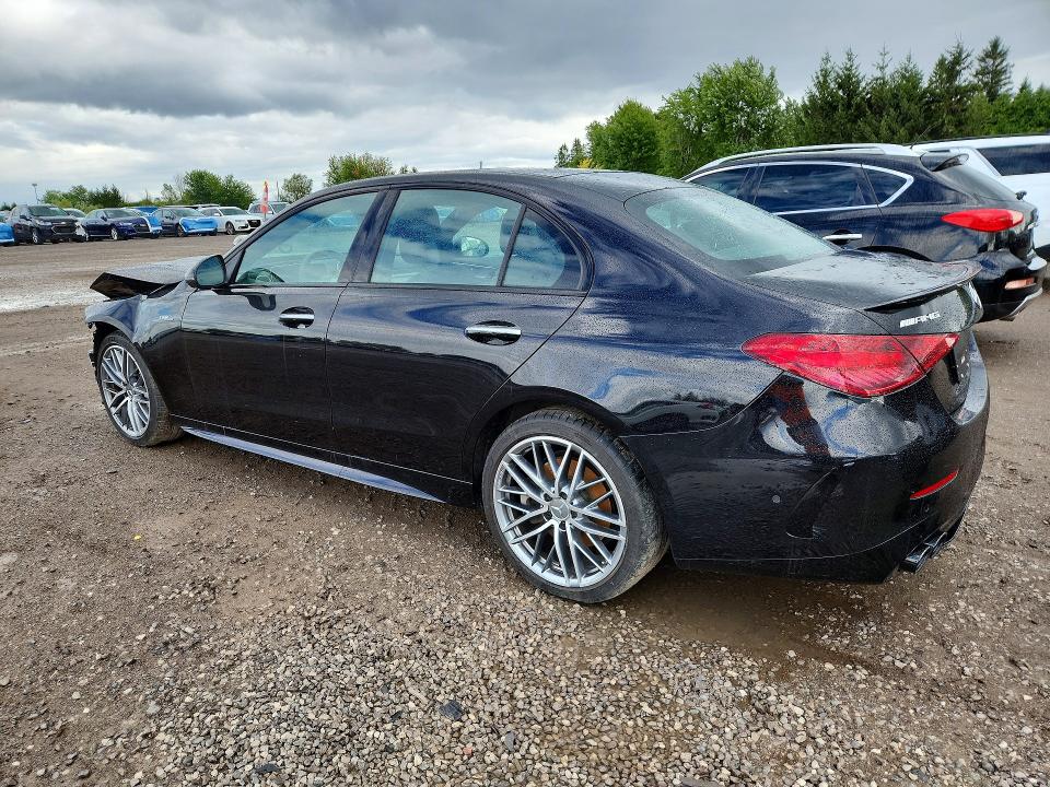 2023 Mercedes-benz C-klasse amg VIN W1KAF8HB4PR124548 COPART salvage auction — FRONT END, On - Permit Salvage (P), sold $28,500 on 2026-09-03 (photo 2)