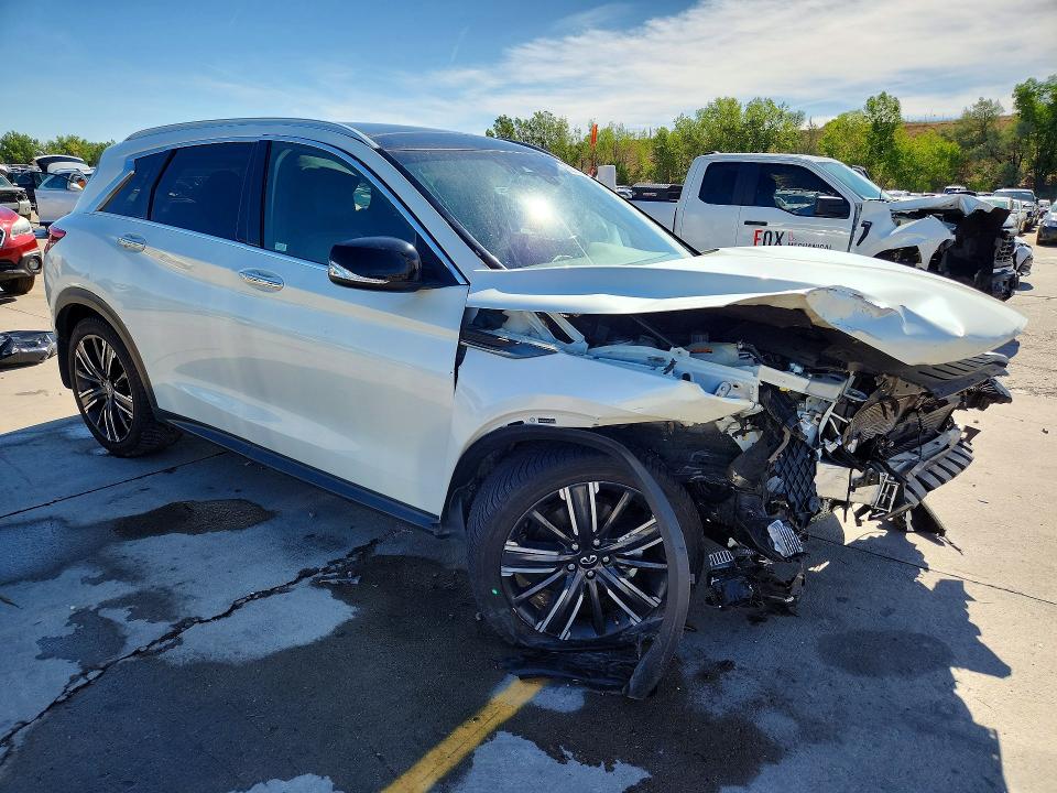2021 Infiniti Qx50 VIN 3PCAJ5BB7MF121810 COPART salvage auction — FRONT END, Salvage Title, sold $1,850 on 2026-09-04 (photo 4)