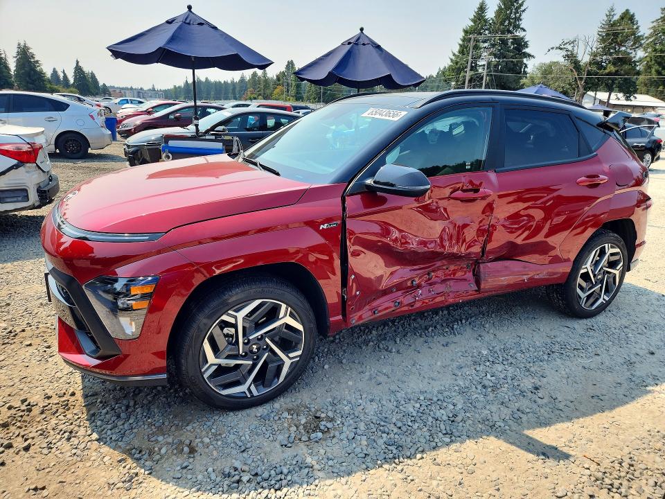 2024 Hyundai Kona VIN KM8HACA30RU166577 — COPART salvage auction photo