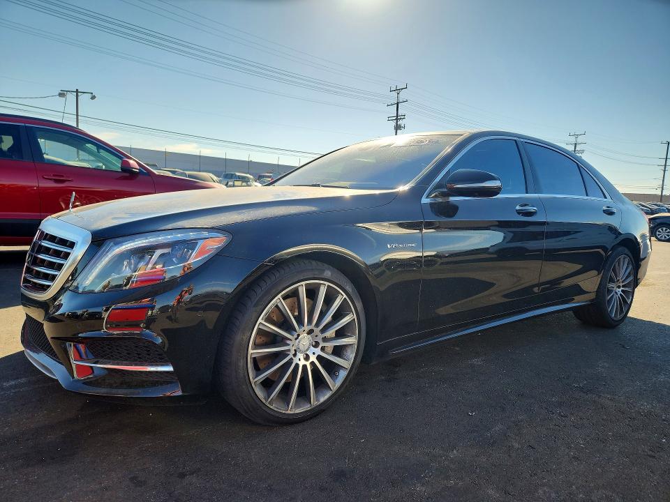 2016 Mercedes-benz S-klasse VIN WDDUG8CB2GA241027 — COPART salvage auction photo