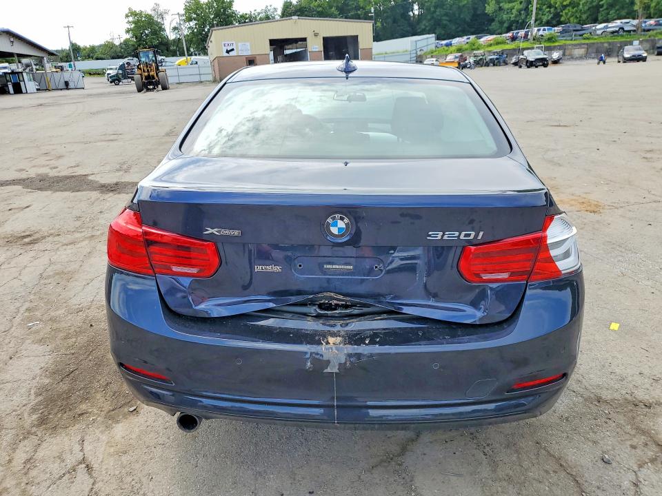 2016 BMW 3er VIN WBA8E5G59GNU21440 COPART salvage auction — FRONT END, NY - MV-907A SALVAGE CERTIFICATE, sold $325 on 2026-08-17 (photo 6)