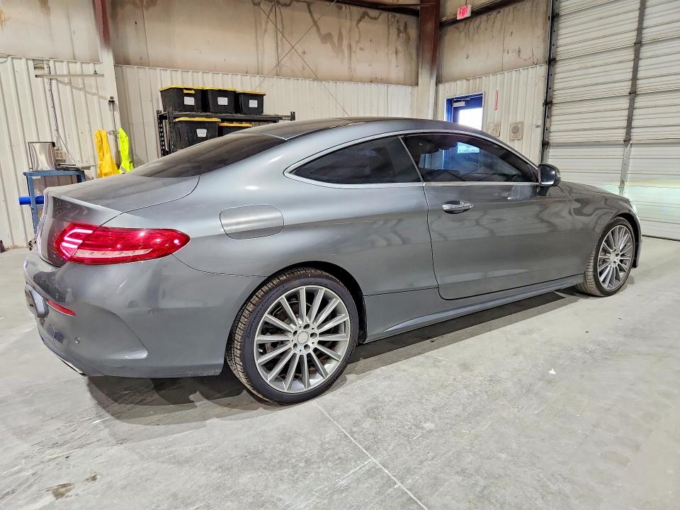 2017 Mercedes-benz C-klasse VIN WDDWJ4JB2HF329957 COPART salvage auction — MINOR DENT/SCRATCHES, Ok - Certificate Of Title (P), sold $8,200 on 2026-08-14 (photo 3)