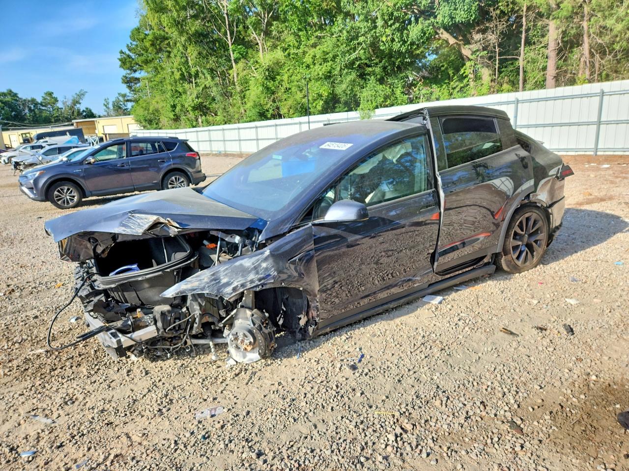 2024 Tesla Model X VIN 7SAXCDE58RF435271 — COPART salvage auction photo