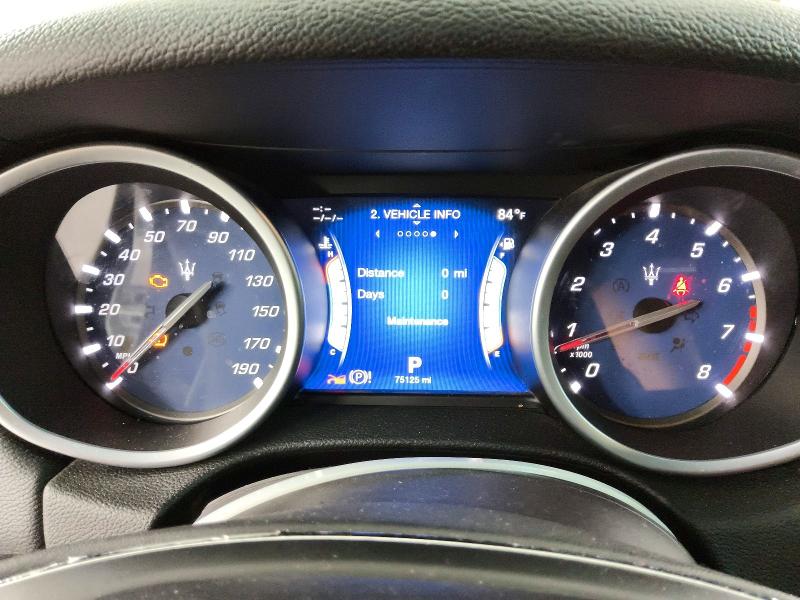 2014 Maserati Ghibli VIN ZAM57XSA5E1091487 COPART salvage auction — MINOR DENT/SCRATCHES, Ca - Dis/Dlr/Exp Only Clean Title, sold $3,800 on 2026-09-03 (photo 9)