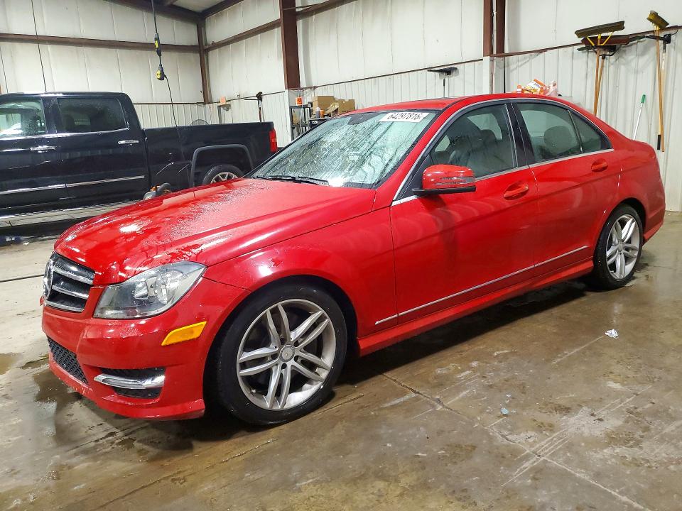2014 Mercedes-benz C-klasse VIN WDDGF8AB4ER318367 COPART salvage auction — FRONT END, Pa - Certificate Of Salvage, sold $3,500 on 2026-08-21 (photo 1)