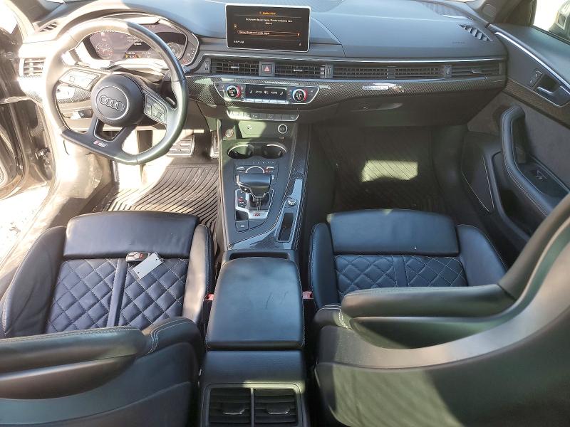 2018 Audi S4 VIN WAUB4AF4XJA062074 COPART salvage auction — FRONT END, Tx - Certificate Of Title, sold $7,500 on 2026-09-17 (photo 8)