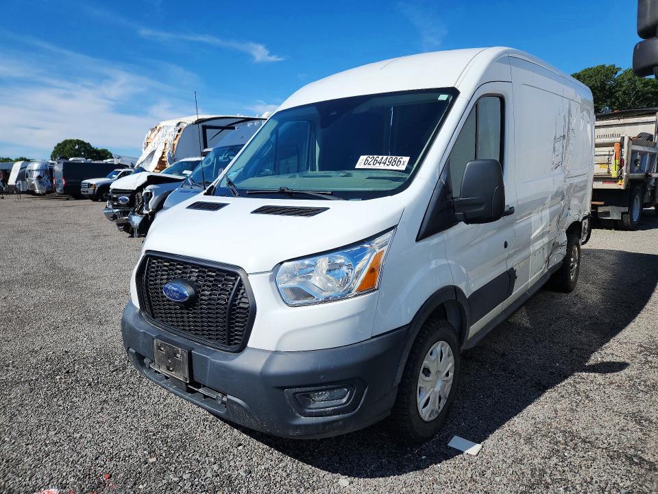 2021 Ford Transit VIN 1FTBR1C83MKA27242 — COPART salvage auction photo