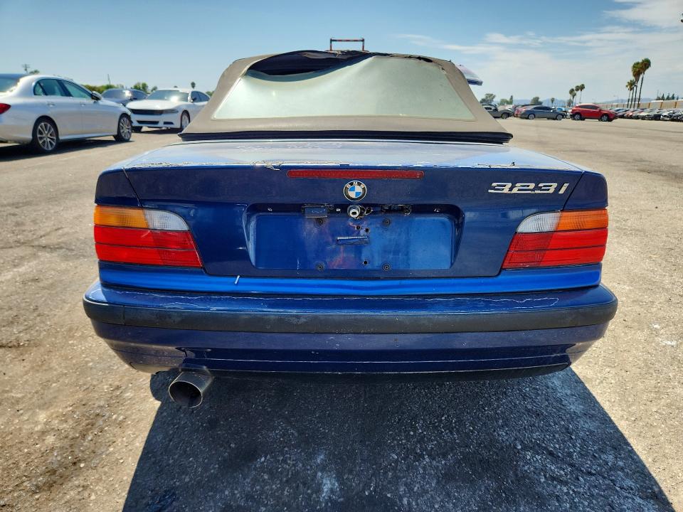 1998 BMW 3er VIN WBABJ7329WEA15202 COPART salvage auction — MINOR DENT/SCRATCHES, Ca - Dis/Dlr/Exp Only Clean Title, sold $650 on 2026-08-21 (photo 6)