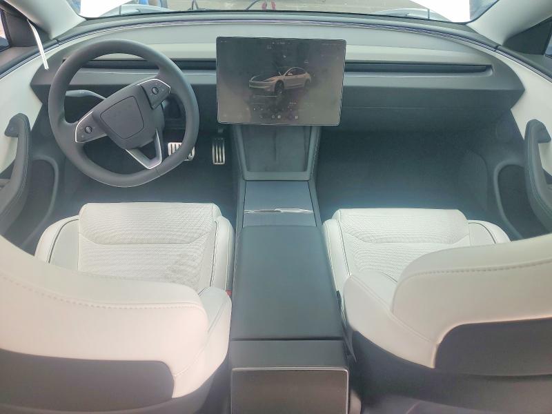 2026 Tesla Model 3 VIN 5YJ3E1ETXTF156382 COPART salvage auction — SIDE, CA - SALVAGE CERTIFICATE, sold $20,700 on 2026-09-21 (photo 8)