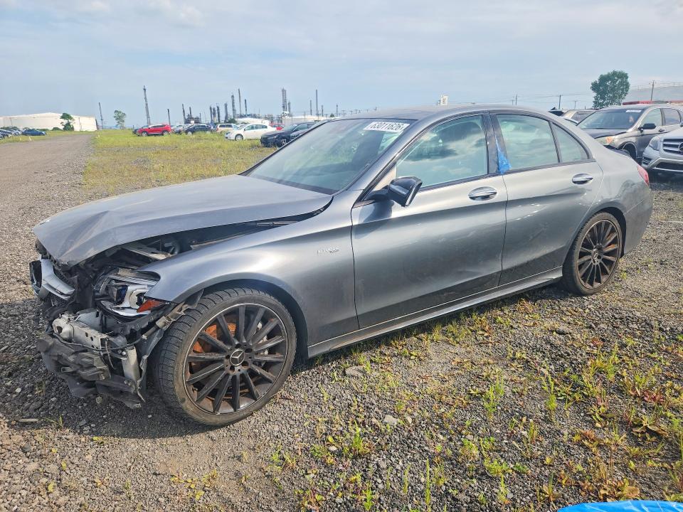 2020 Mercedes-benz C-klasse amg VIN 55SWF6EB3LU332699 — COPART salvage auction photo