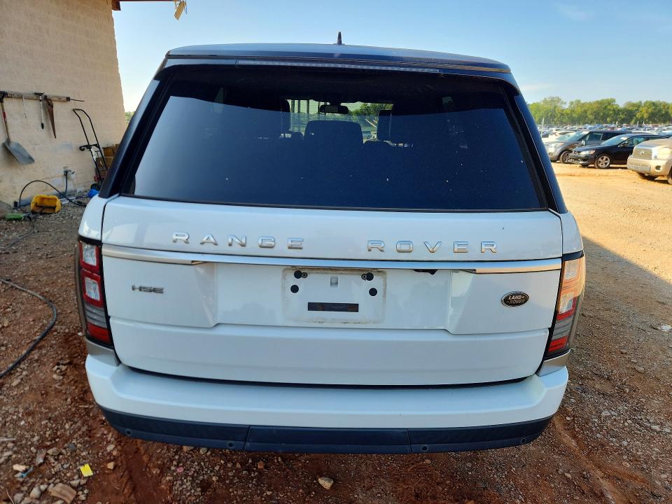 2016 Land rover RANGE ROVER VIN SALGS2VF0GA280954 COPART salvage auction — MINOR DENT/SCRATCHES, AL - CERTIFICATE OF TITLE, sold $4,100 on 2026-09-05 (photo 6)