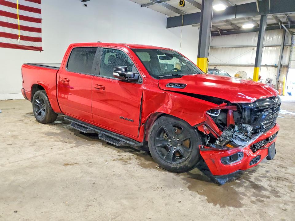 2021 Ram 1500 VIN 1C6SRFFT5MN680349 COPART salvage auction — FRONT END, Pa - Certificate Of Salvage, sold $10,400 on 2026-09-02 (photo 4)
