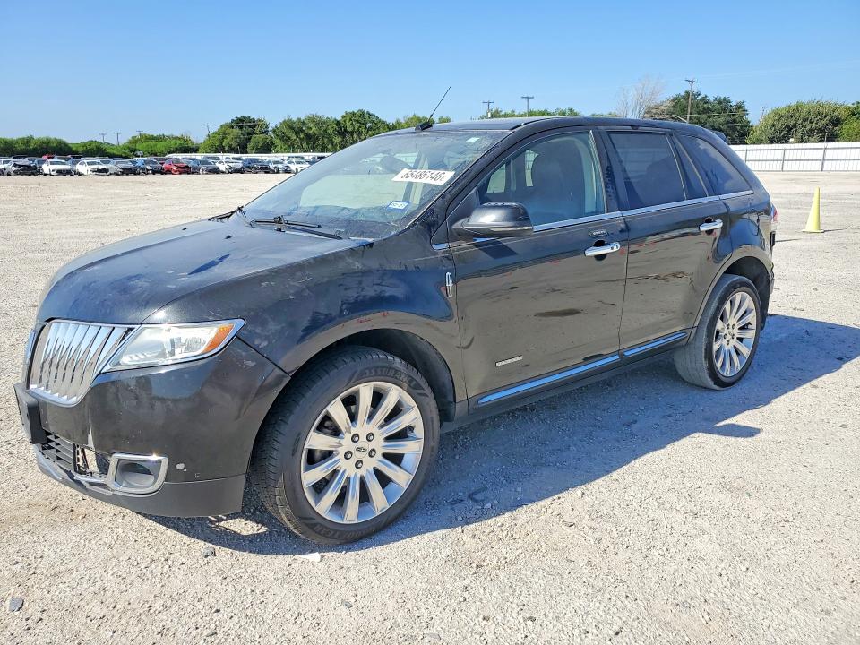 2013 Lincoln Mkx VIN 2LMDJ6JK7DBL04898 COPART salvage auction — FRONT END, Tx - Salvage Vehicle Title, sold $825 on 2026-09-01 (photo 1)