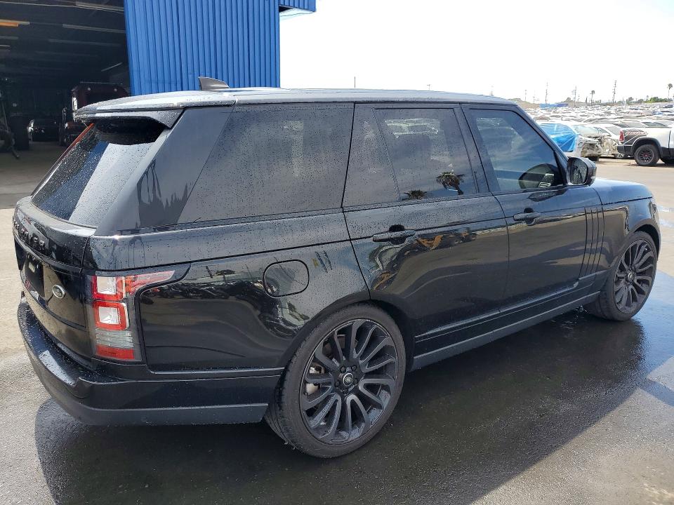 2017 Land rover RANGE ROVER VIN SALGS2FV6HA379849 COPART salvage auction — MINOR DENT/SCRATCHES, Nv - Dis/Dlr/Exp Only Clean Title (P), sold $11,600 on 2026-08-26 (photo 3)