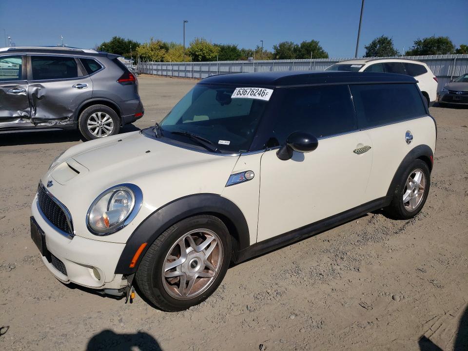 2009 Mini Cooper VIN WMWMM33599TP91829 COPART salvage auction — FRONT END, Ca - Salvage Certificate, sold $100 on 2026-08-11 (photo 1)