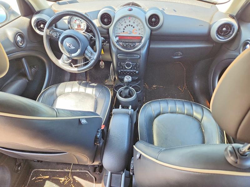 2012 Mini Cooper VIN WMWZC3C57CWM26953 COPART salvage auction — FRONT END, Pa - Certificate Of Salvage, sold $600 on 2026-08-10 (photo 8)