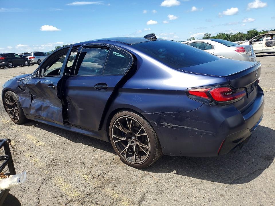 2022 BMW M5 VIN WBS83CH0XNCH73141 COPART salvage auction — SIDE, Pa - Certificate Of Salvage, sold $35,500 on 2026-08-25 (photo 2)