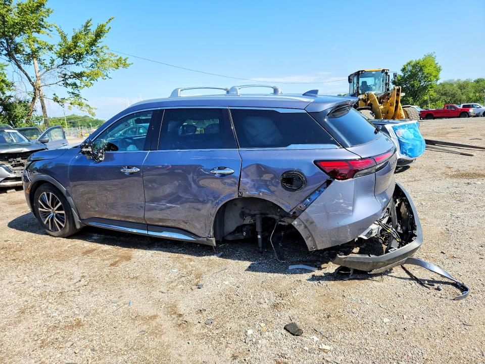 2024 Infiniti Qx60 VIN 5N1DL1GS8RC350313 COPART salvage auction — REAR END, MD - CERT OF SALVAGE > 75% DAMAGE (P), sold $12,200 on 2026-08-18 (photo 2)