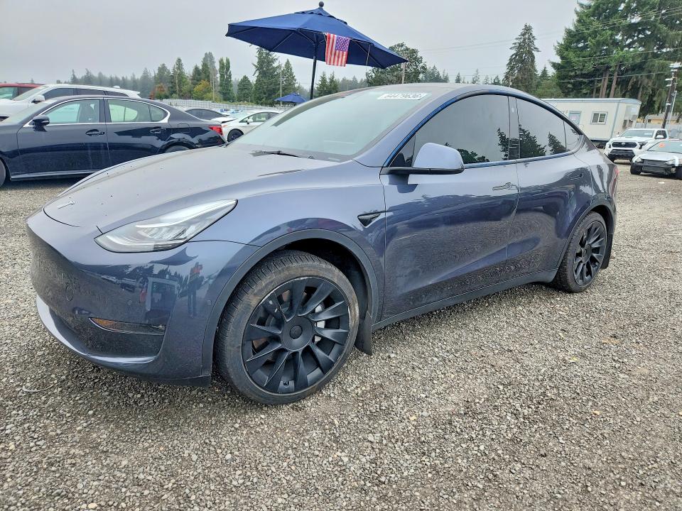 2021 Tesla Model y VIN 5YJYGDEE4MF212580 — COPART salvage auction photo