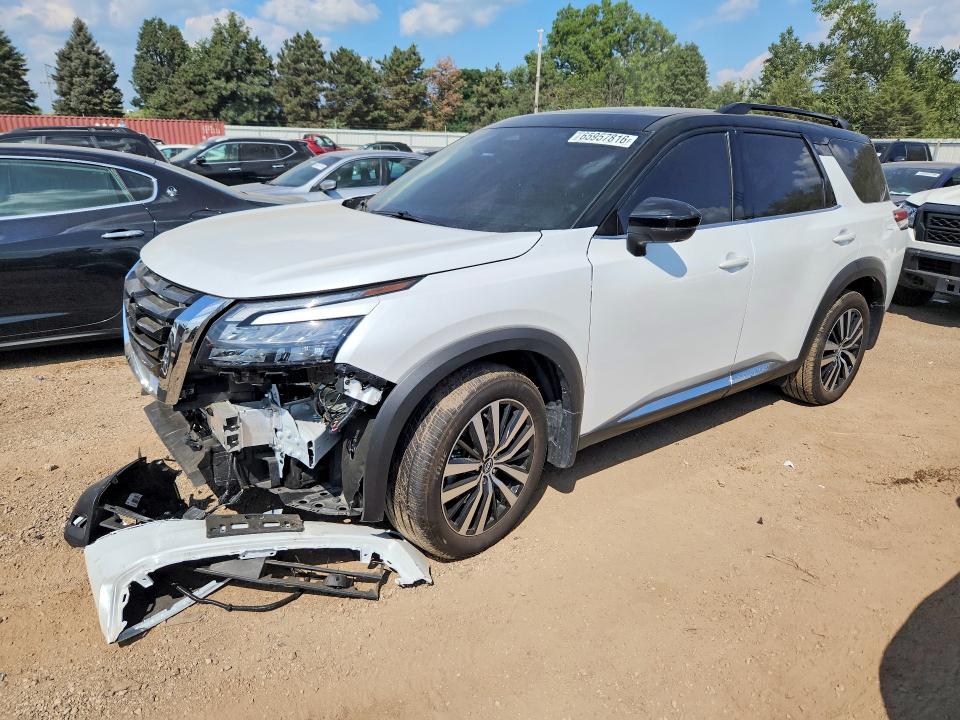 2025 Nissan Pathfinder VIN 5N1DR3DK9SC261595 — COPART salvage auction photo