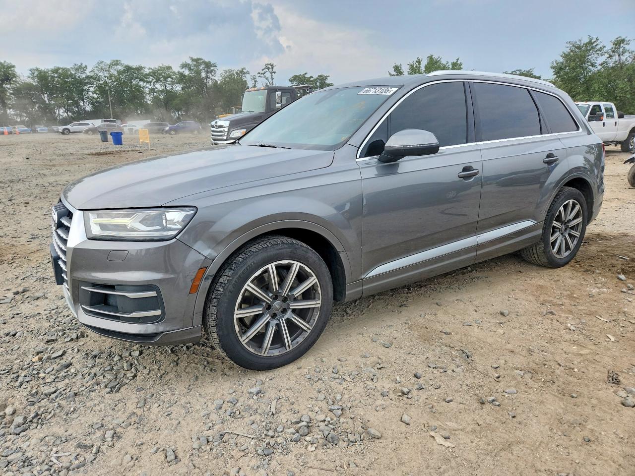 2017 Audi Q7 VIN WA1AAAF75HD028063 COPART salvage auction — Front End, Ct - Clean Title, sold $4,350 on 2026-09-15 (photo 1)