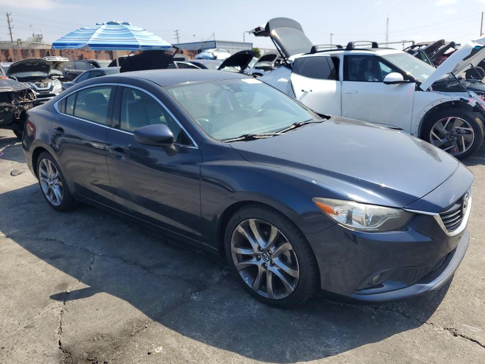 2015 Mazda 6 VIN JM1GJ1W51F1214325 COPART salvage auction — REAR END, Ca - Salvage Certificate, sold $2,300 on 2026-09-09 (photo 4)