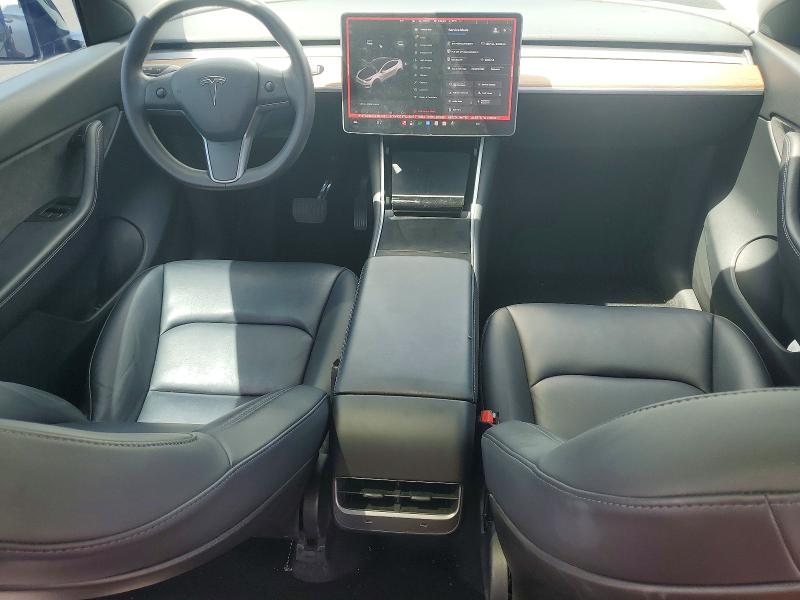2020 Tesla Model y VIN 5YJYGDEE3LF008657 COPART salvage auction — REAR END, Ca - Salvage Certificate, sold $7,700 on 2026-08-31 (photo 8)