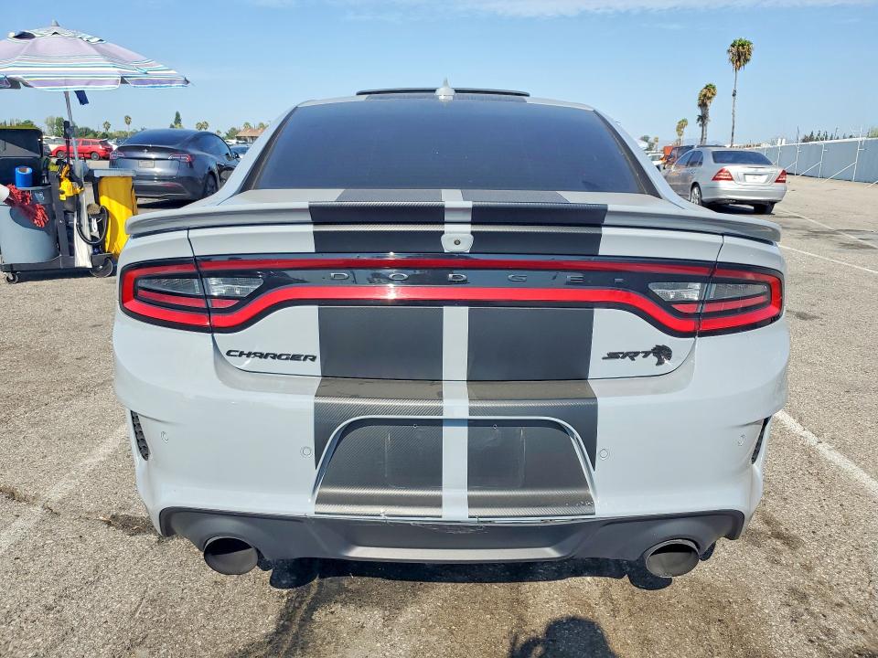 2022 Dodge Charger VIN 2C3CDXL96NH135706 COPART salvage auction — FRONT END, Ca - Salvage Certificate, sold $30,000 on 2026-09-15 (photo 6)