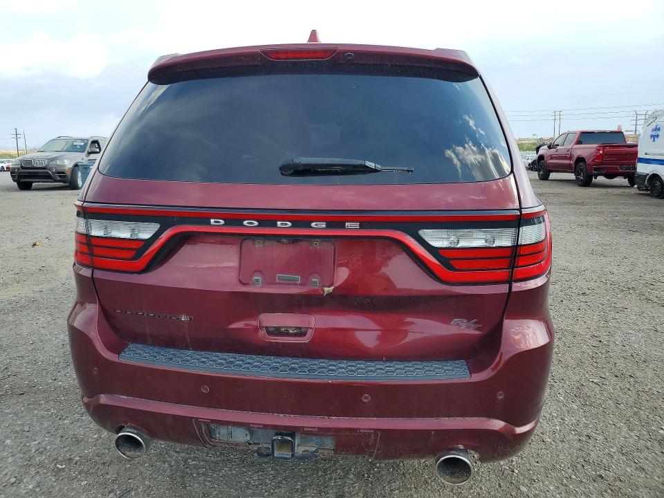 2018 Dodge Durango VIN 1C4SDHCT3JC290106 COPART salvage auction — REAR END, Az - Cert Of Title - Salvage, sold $8,600 on 2026-08-21 (photo 6)