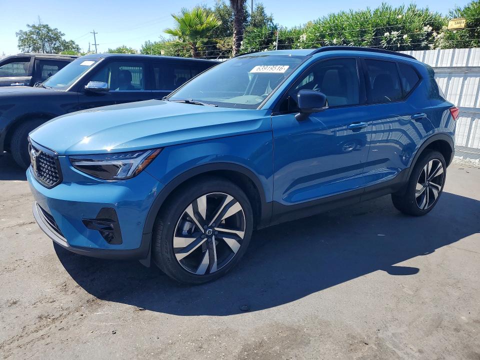 2023 Volvo Xc40 VIN YV4L12UW9P2071150 COPART salvage auction — FRONT END, Ca - Salvage Certificate, sold $11,200 on 2026-08-11 (photo 1)