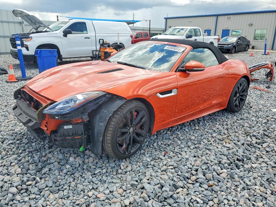 2014 Jaguar F-type VIN SAJWA6FC3E8K05155 — COPART salvage auction photo