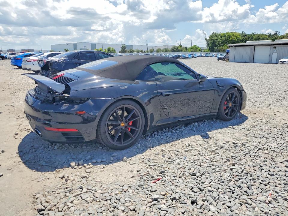2024 Porsche 911 VIN WP0CB2A95RS245667 COPART salvage auction — FRONT END, Fl - Cert Of Title Slvg Rebuildable, sold $74,000 on 2026-08-19 (photo 3)