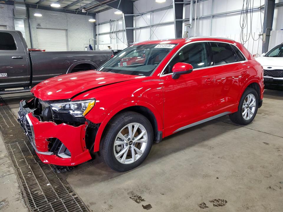 2022 Audi Q3 VIN WA1DECF30N1119927 — COPART salvage auction photo