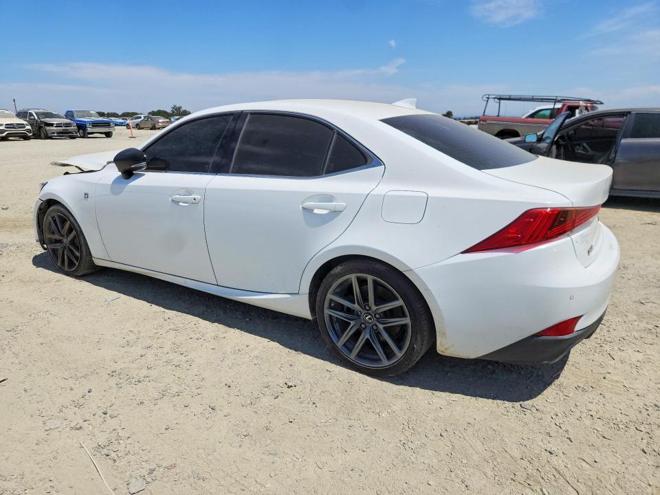 2019 Lexus Is VIN JTHBA1D28K5099954 COPART salvage auction — FRONT END, Tx - Salvage Vehicle Title, sold $7,000 on 2026-08-27 (photo 2)
