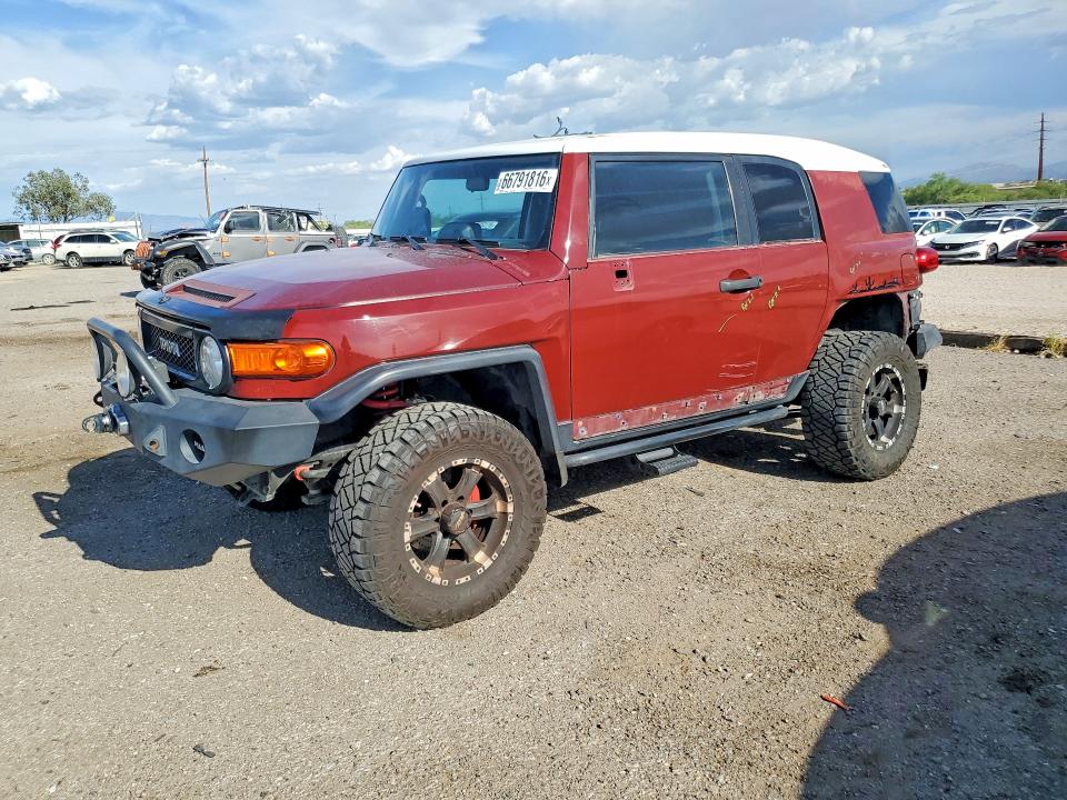 2008 Toyota Fj cruiser VIN JTEBU11F68K004572 — COPART salvage auction photo