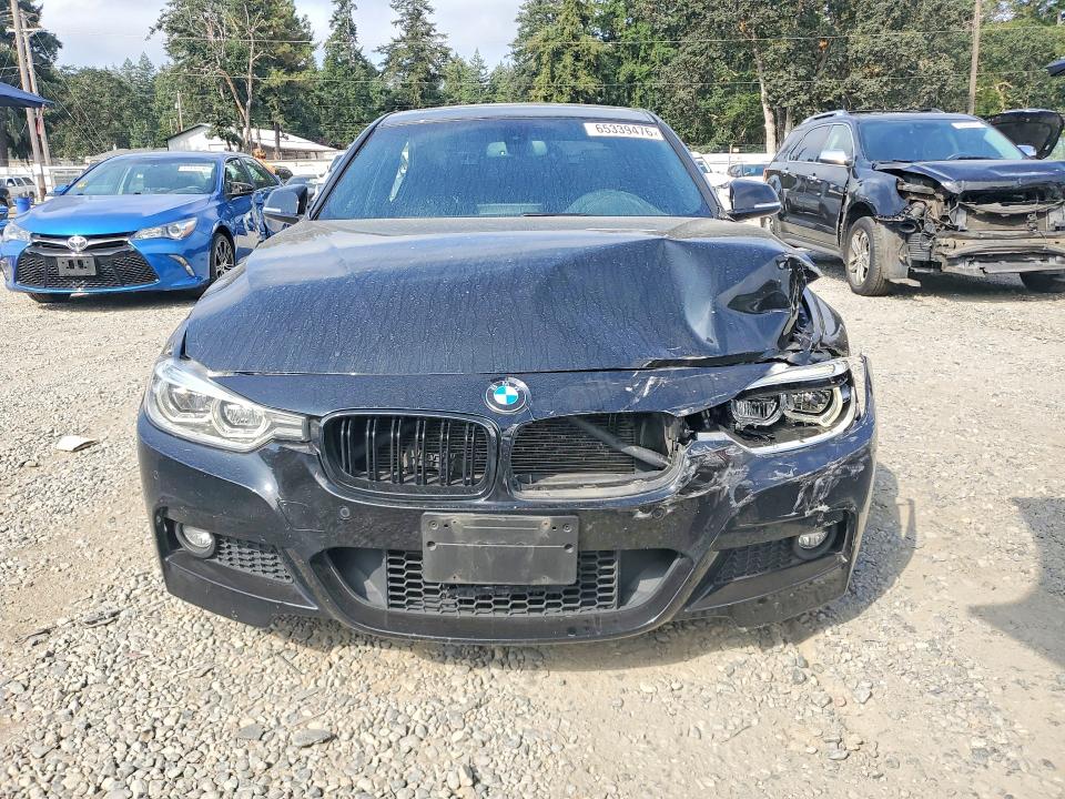 2018 BMW 3er VIN WBA8F1C50JAE97366 COPART salvage auction — FRONT END, WA - BILL OF SALE, sold $7,300 on 2026-08-21 (photo 5)