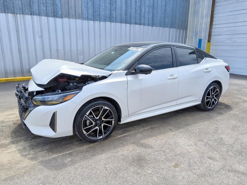 2025 Nissan Sentra VIN 3N1AB8DV3SY390722 — COPART salvage auction photo