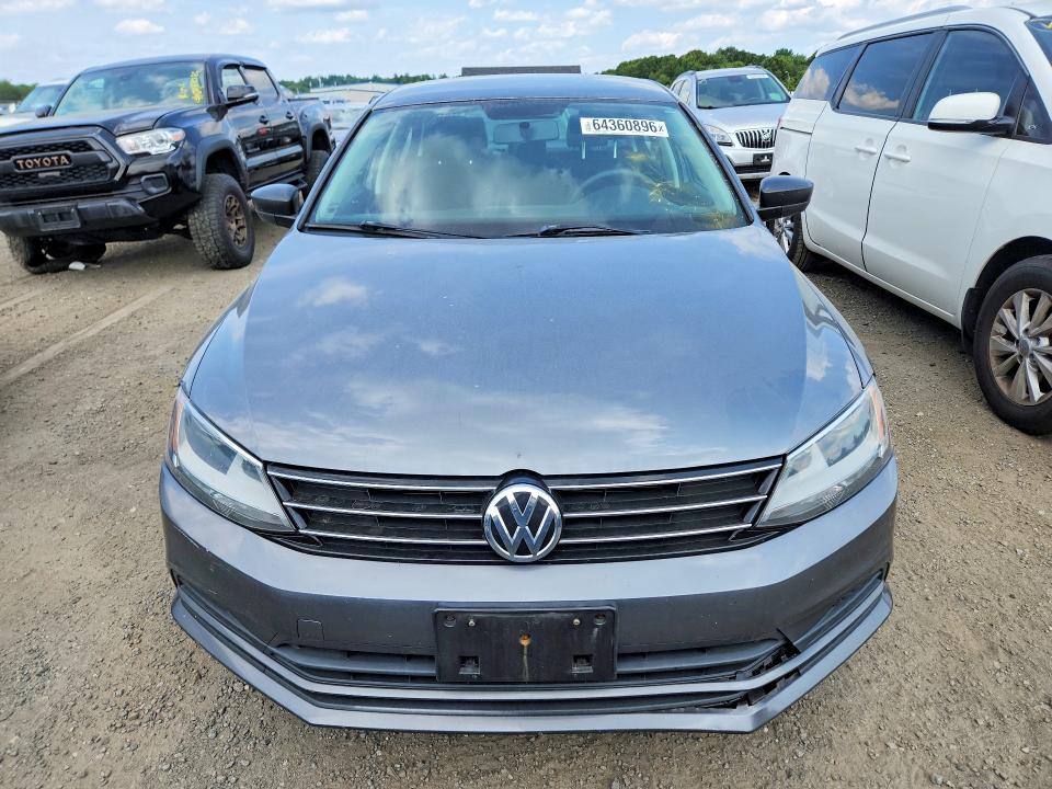 2015 Volkswagen Jetta VIN 3VW2K7AJ3FM341639 COPART salvage auction — REAR END, Ma - Cert Of Title-Reconstrctd Coll, sold $175 on 2026-09-09 (photo 5)