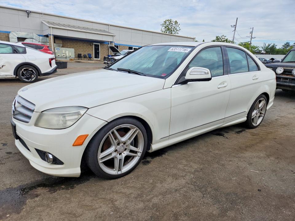 2008 Mercedes-benz C class VIN WDDGF81X98F103486 COPART salvage auction — WATER/FLOOD, CT - CERT OF TITLE-FLOOD SALVAGE, sold $625 on 2026-08-07 (photo 1)